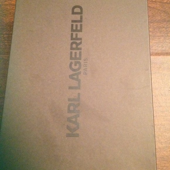 Karl Lagerfeld Paris Men's Brown Suede Wingtip Boots 11M New in Box - Picture 11 of 11